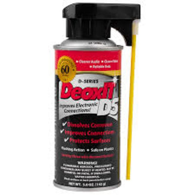 Deoxit D5 Contact Cleaner can
